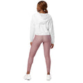 Embroidery Womens Cropped Windbreaker