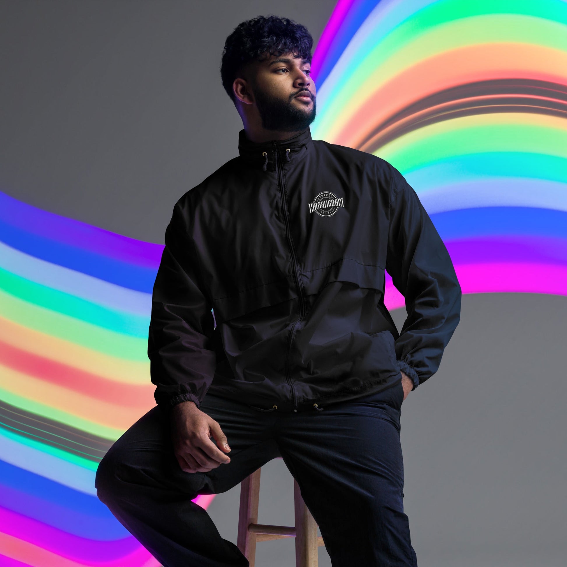 Embroidery Unisex Windbreaker