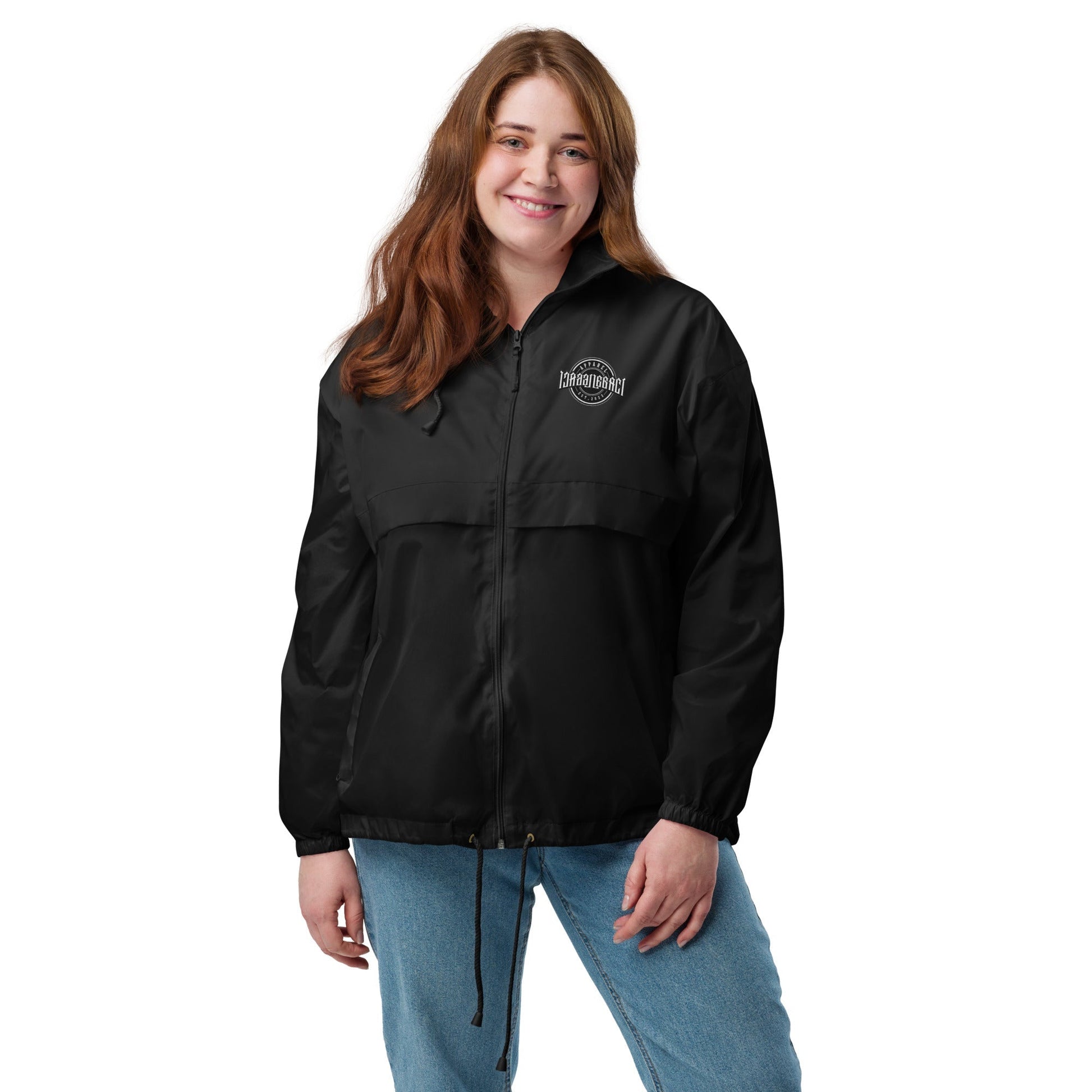 Embroidery Unisex Windbreaker