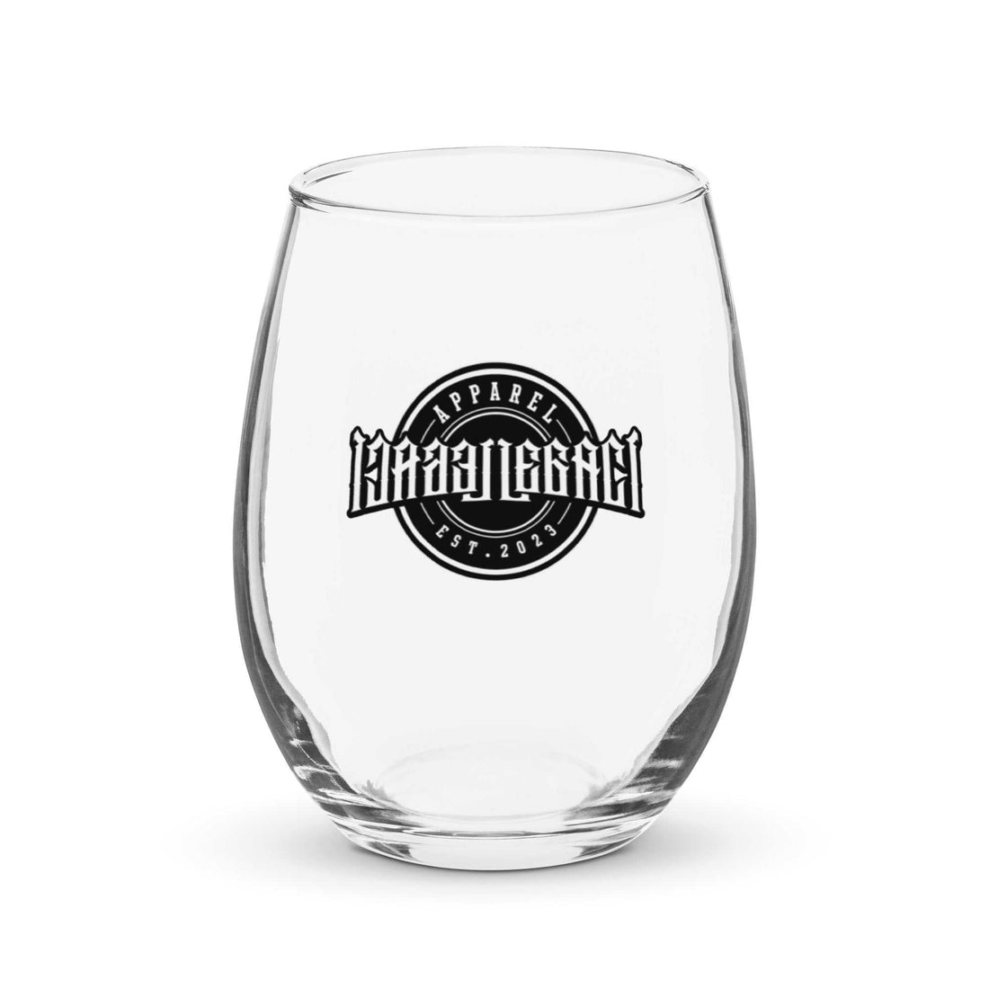 Stemless wine glass