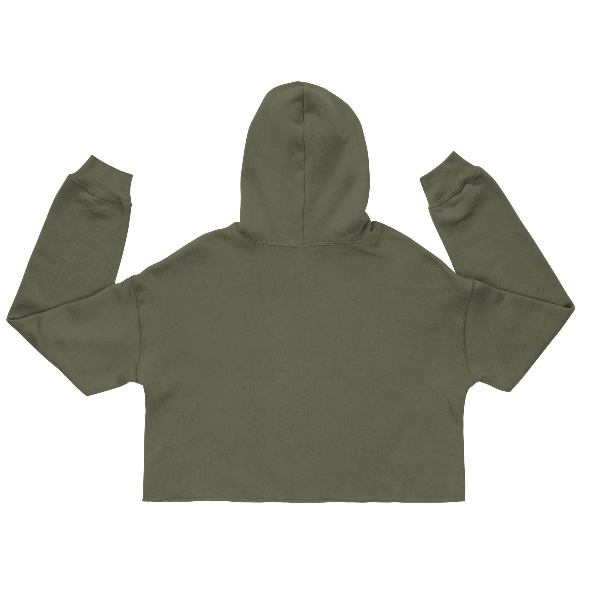 Embroidery Crop Hoodie