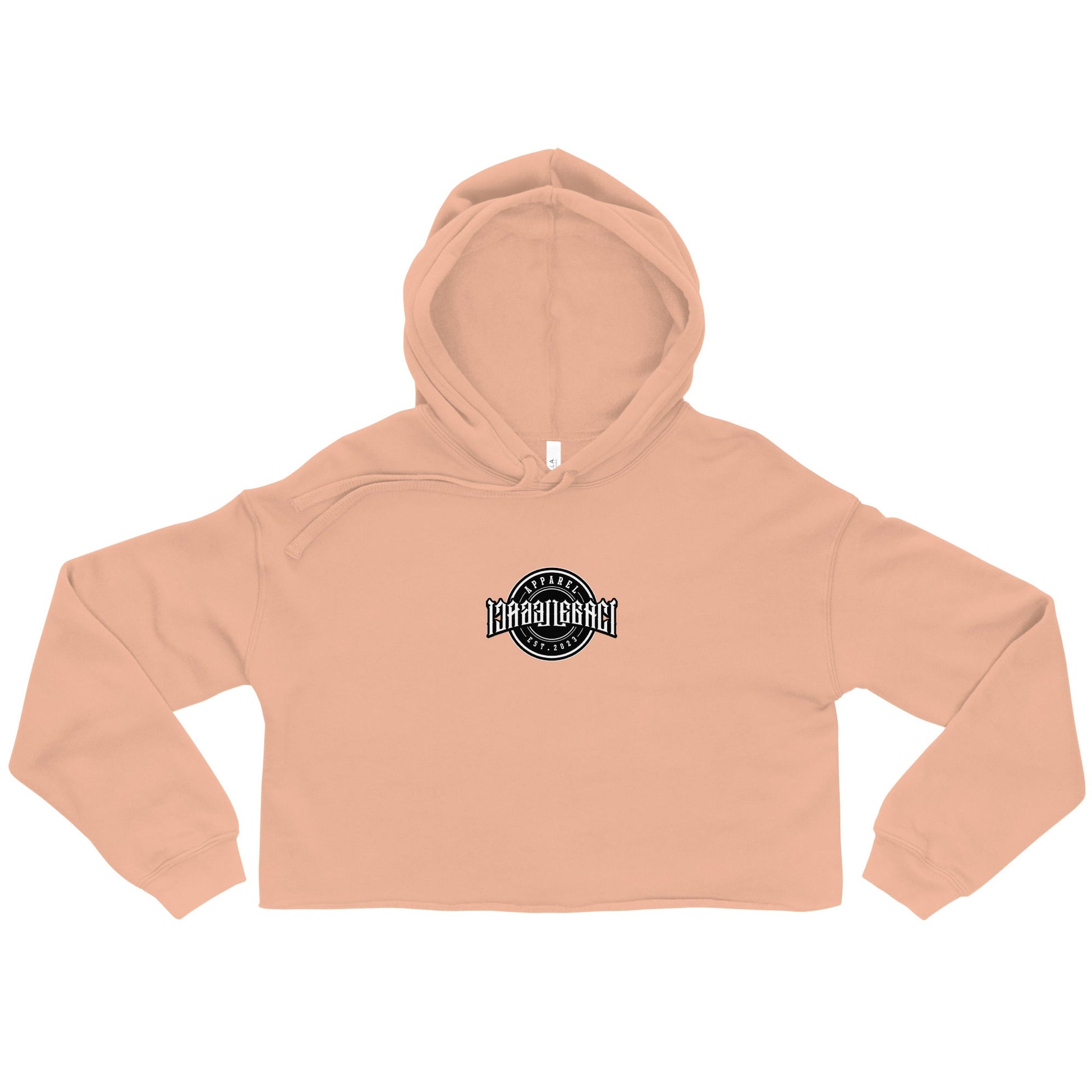 Embroidery Crop Hoodie