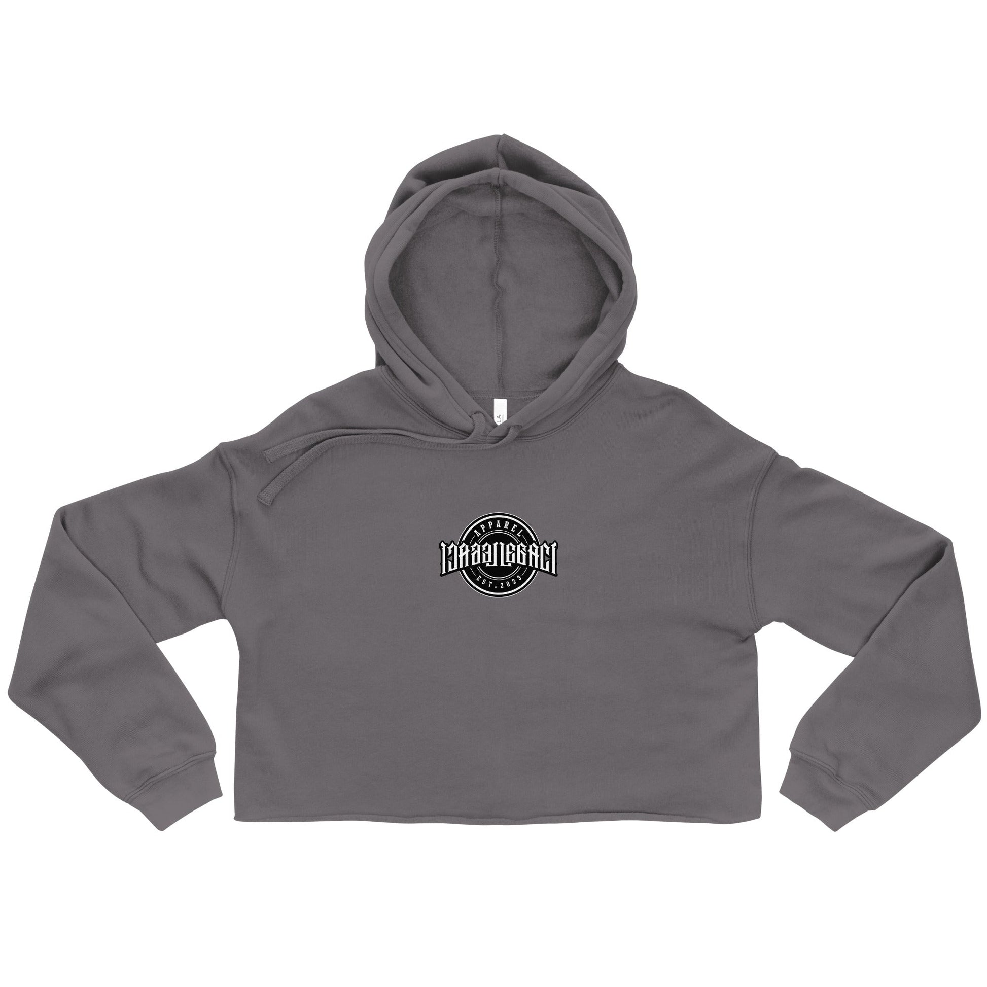 Embroidery Crop Hoodie
